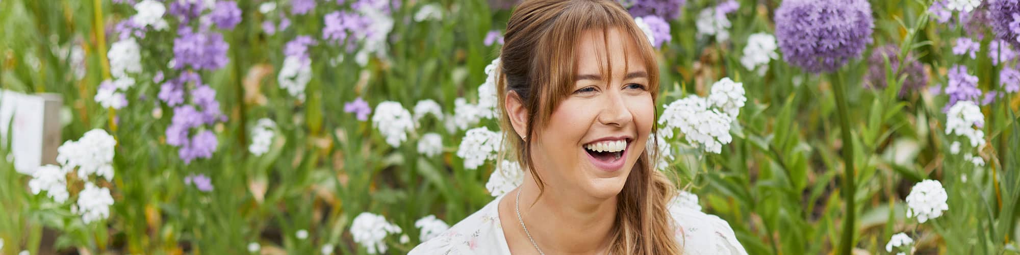 Stacey Suter in field in South Wales