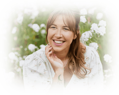 Stacey Suter in field in Caerphilly, South Wales